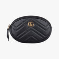 Gucci GG Marmont Black Leather Clutch