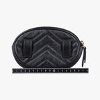 Gucci GG Marmont Black Leather Clutch — view 2