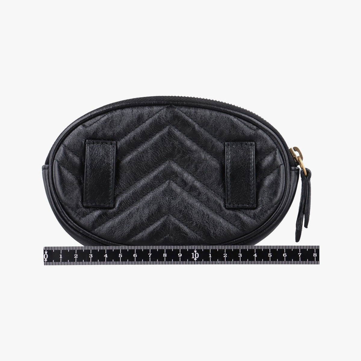 Gucci GG Marmont Black Leather Clutch — view 2