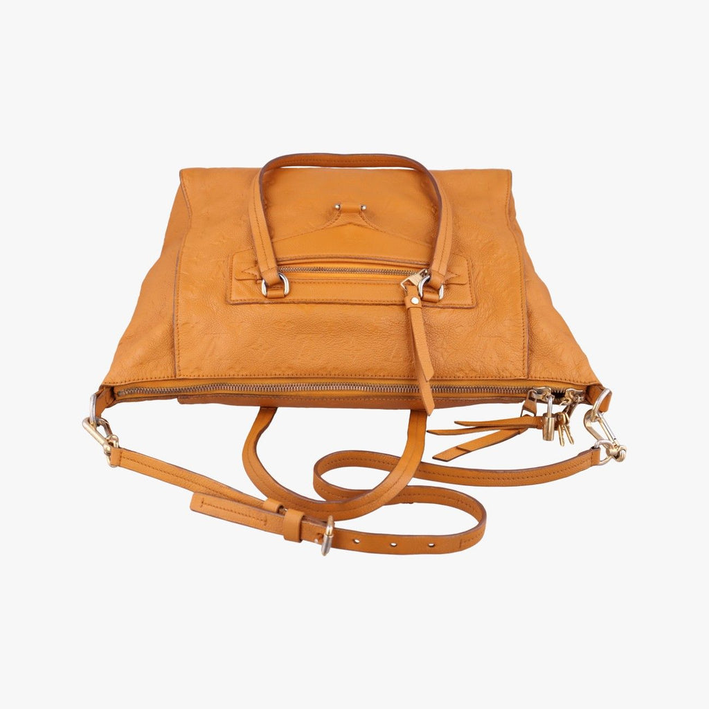 Louis Vuitton le Muse PM Saffron Monogram Empreinte — view 8
