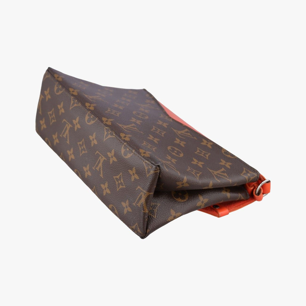 Louis Vuitton Saint Michel Monogram Brown Orange Canvas Epi — view 6