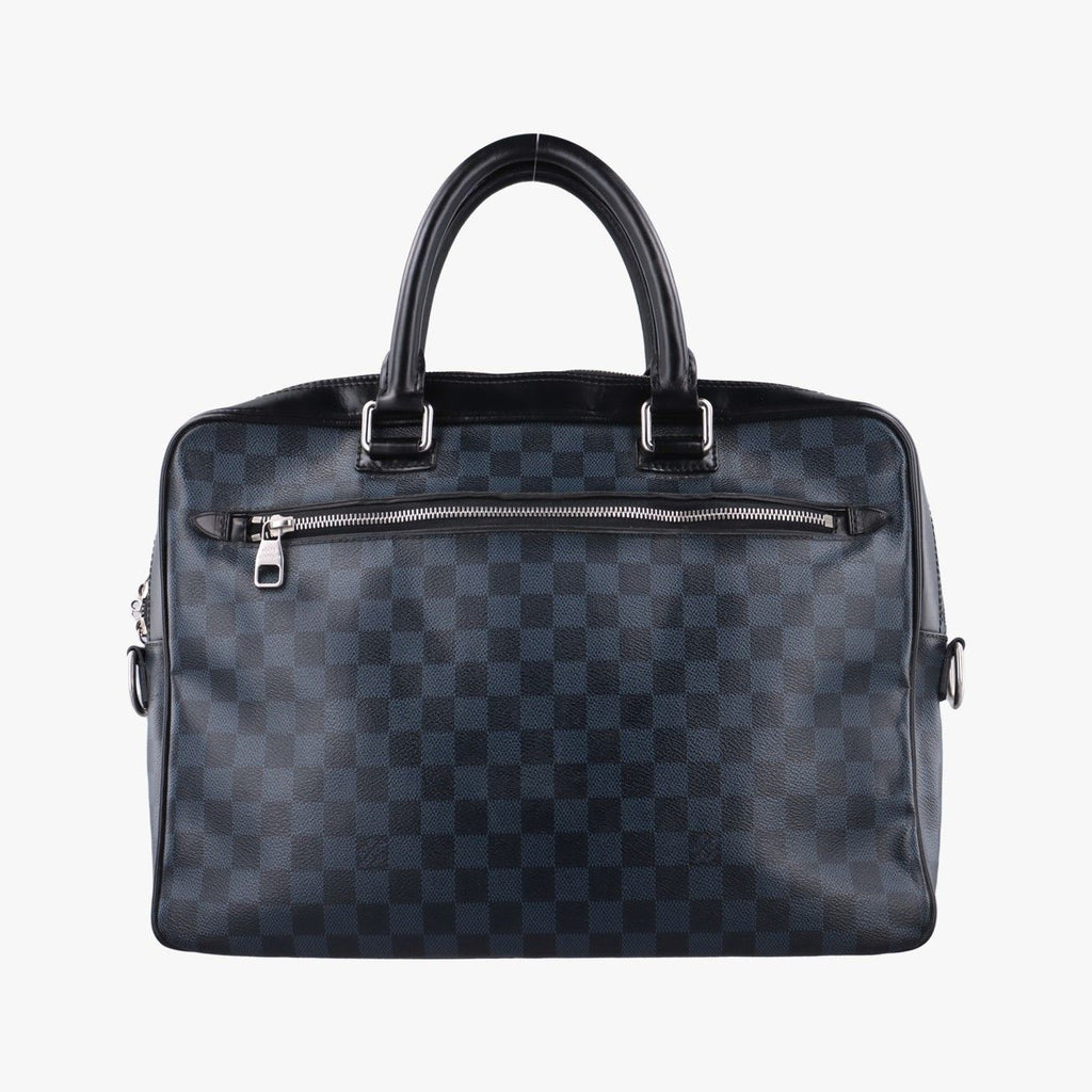 Louis Vuitton Porte Documents Business Cobalt Noir Damier Canvas