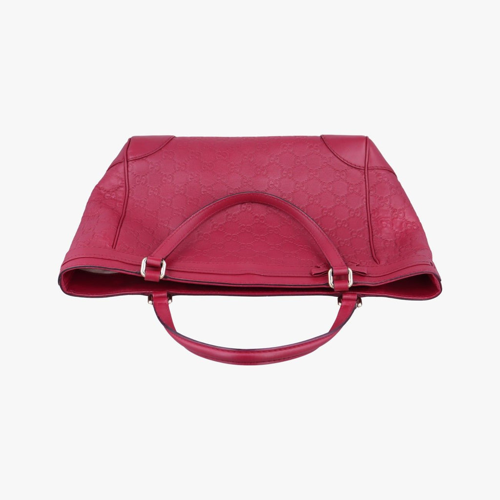 Gucci Guccissima Mayfair Rose Red Leather — view 8