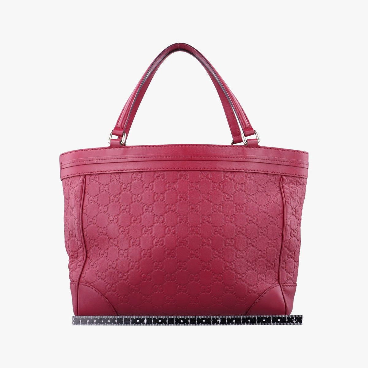 Gucci Guccissima Mayfair Rose Red Leather — view 2