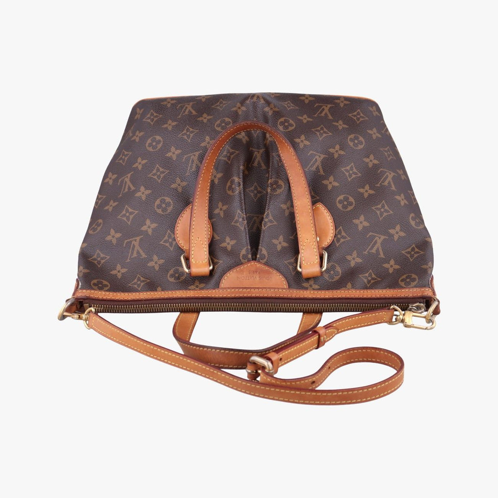 Louis Vuitton Palermo PM Monogram Brown Canvas Tote Bag — view 8