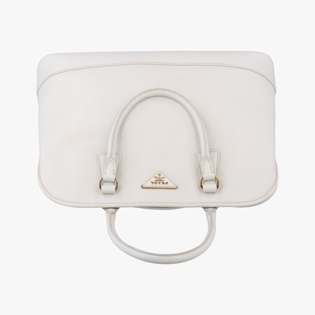 Prada Promenade White Saffiano Leather 7 — view 8