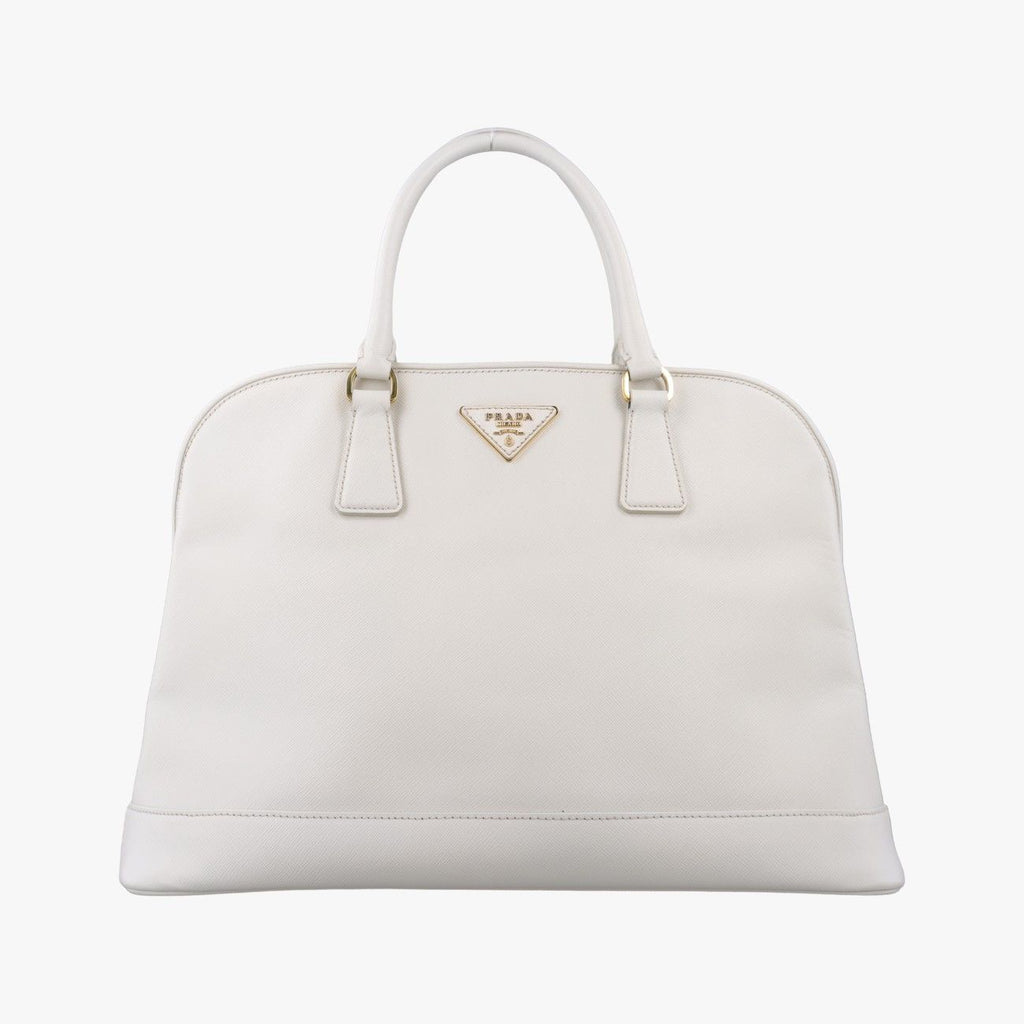 Prada Promenade White Saffiano Leather 7