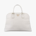 Prada Promenade White Saffiano Leather 7