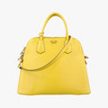 Prada Quill Top Handle Yellow Saffiano Leather