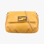 Fendi Star Pochette Yellow Leather