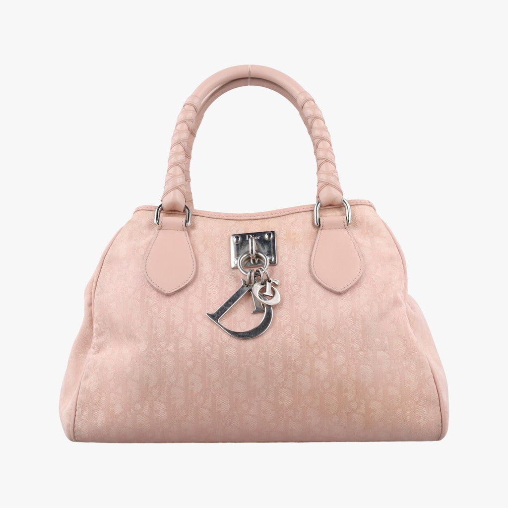 Dior Lovely Pink Canvas Leather