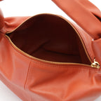 Bottega Veneta Double Knot Handbag Brown Leather — view 7