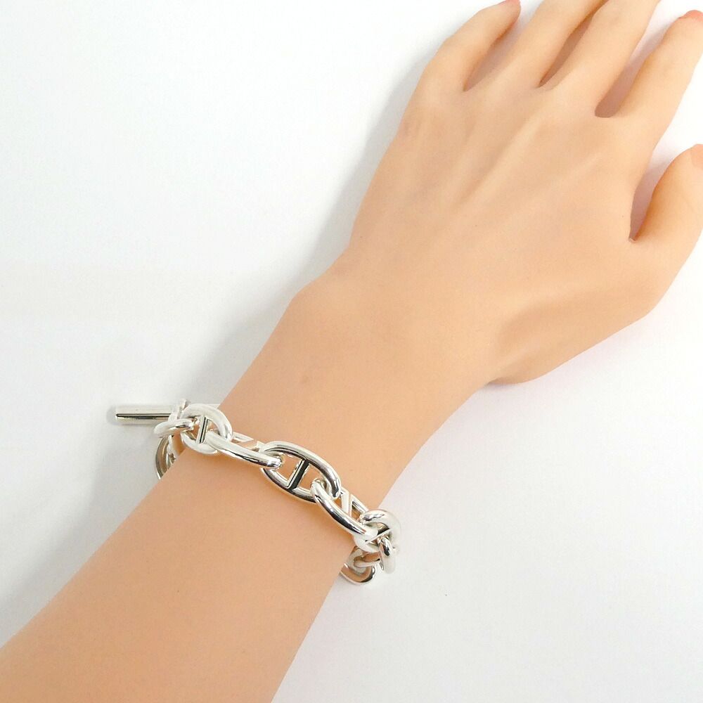 Hermes Bracelet Chaine D'ancre GM 14 Links Silver — view 8