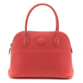 Hermes Bolide 27 Rose Jaipur Handbag Veau Epsom