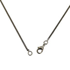 Chanel Necklace CC Logo Metal Rhinestone Silver Vintage — view 4