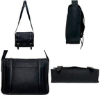 Hermes Shoulder Bag Steve Caporal 27 Leather Taurillon Clemence Navy Blue Mini — view 2