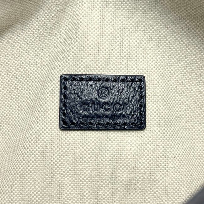 Gucci Mini Boston Bag GG Denim Sherry Ophidia Blue — view 4