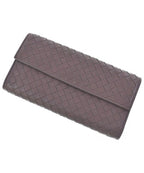 Bottega Veneta Intrecciato Long Flap Wallet Coin Purse