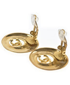 Chanel Earrings CC Logo 93P — view 3