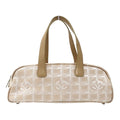 Chanel New Travel Bowling Bag Nylon Pink Silver