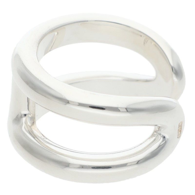 Hermes Osmose PM Silver Ring — view 4