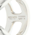 Hermes Osmose PM Silver Ring — view 3