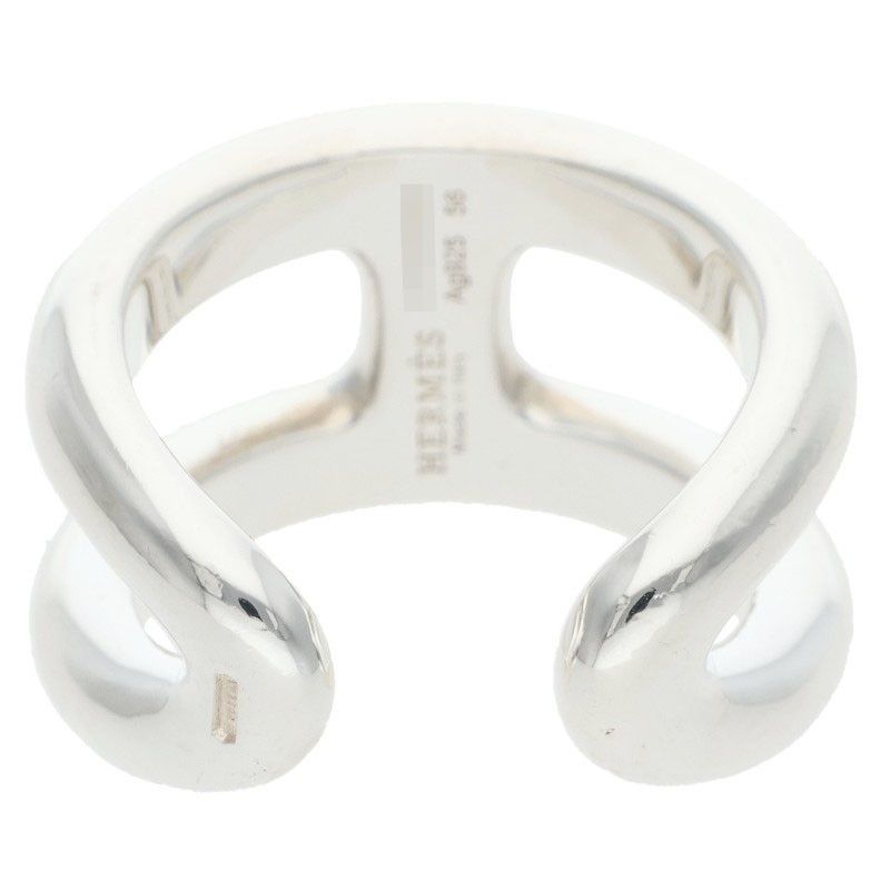 Hermes Osmose PM Silver Ring — view 2