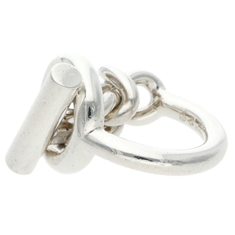 Hermes Croisette GM Silver Ring — view 4