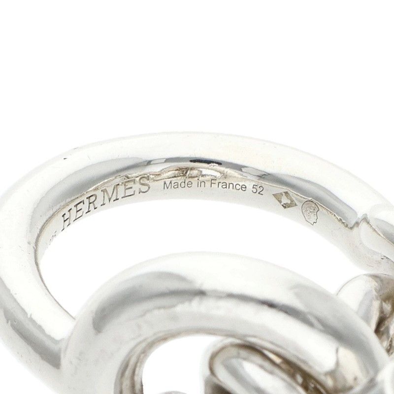 Hermes Croisette GM Silver Ring — view 3