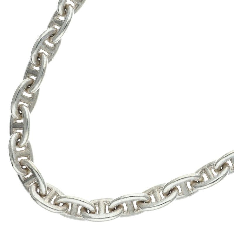 Hermes Chaine D'ancre Silver Choker Necklace PM