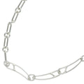 Hermes Chaine D'ancre Punk Silver Necklace