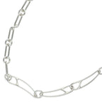 Hermes Chaine D'ancre Punk Silver Necklace