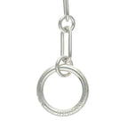Hermes Chaine D'ancre Punk Silver Necklace — view 3