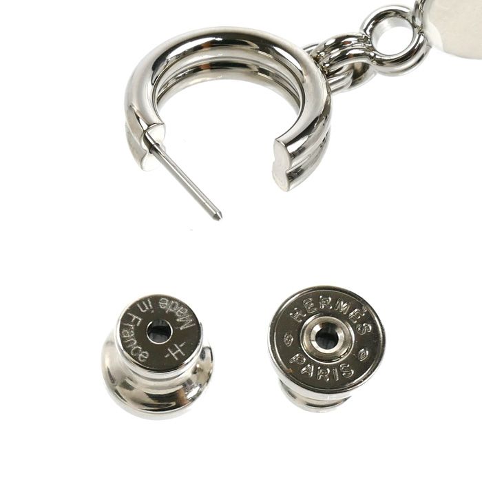 Hermes Metal Quadrige Earrings — view 4