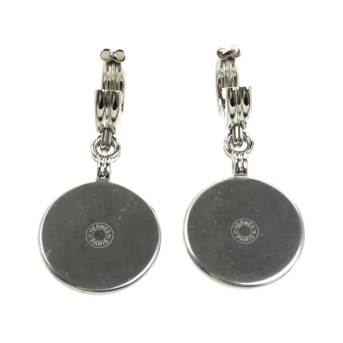 Hermes Metal Quadrige Earrings — view 2