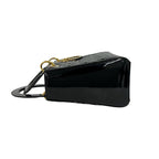Dior Lady Patent Leather 2-Way Shoulder Bag Black — view 5