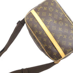 Louis Vuitton Reporter PM Monogram Shoulder Bag Brown — view 3