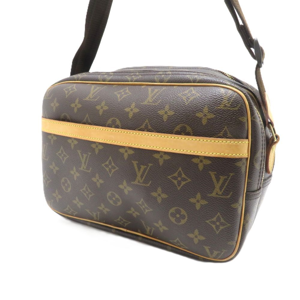 Louis Vuitton Reporter PM Monogram Shoulder Bag Brown — view 2