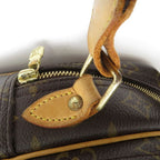 Louis Vuitton Reporter PM Monogram Shoulder Bag Brown — view 6