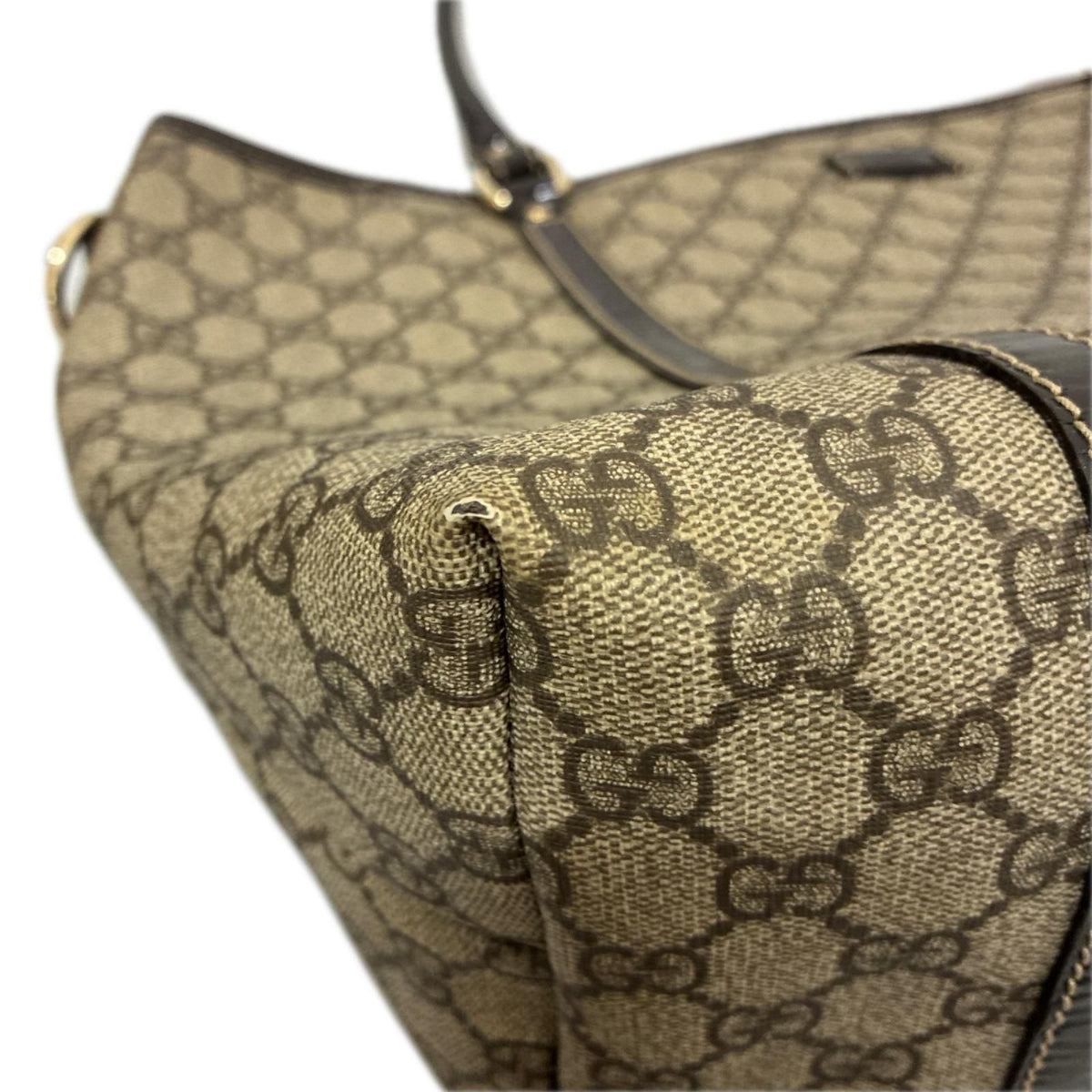 Gucci Tote Bag GG Supreme Brown — view 7