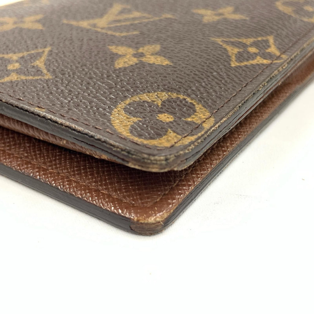 Louis Vuitton Monogram Portefeuille Brazza Wallet Brown — view 6