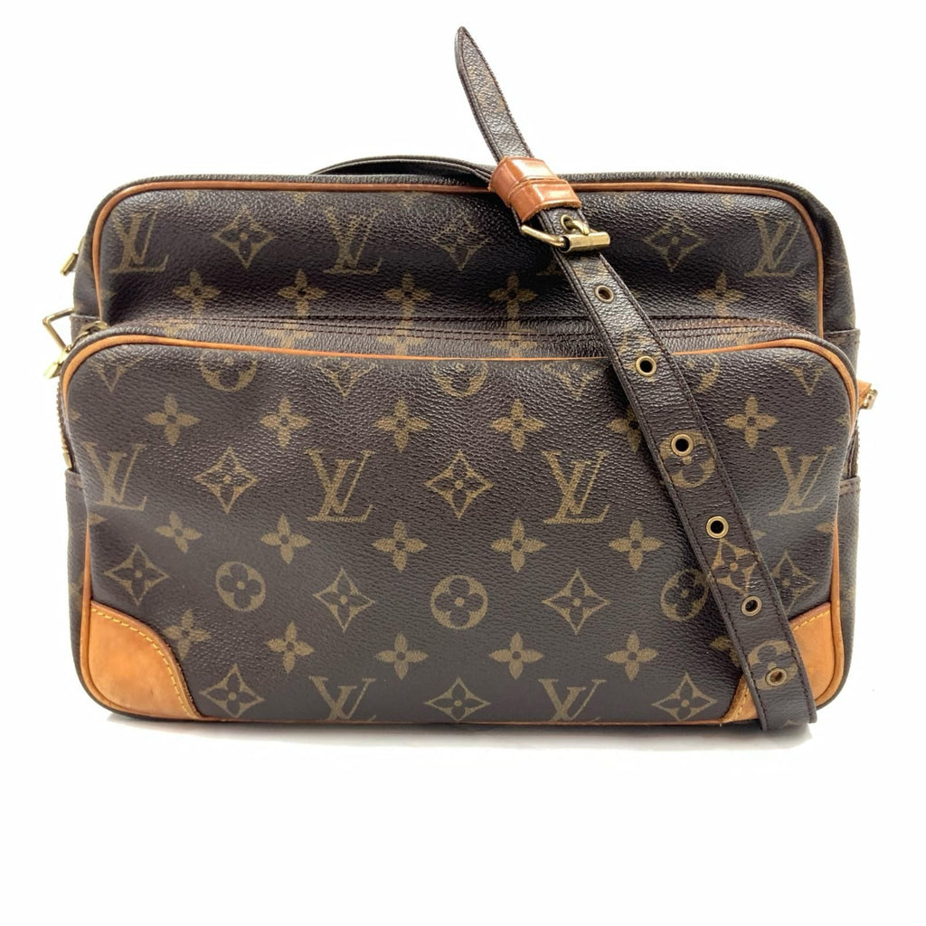 Louis Vuitton Monogram Nile Shoulder Bag Brown