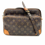 Louis Vuitton Monogram Nile Shoulder Bag Brown