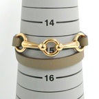 Hermes Leather Bracelet Gallop Punk Double Tour Etoupe T2 — view 8
