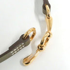 Hermes Leather Bracelet Gallop Punk Double Tour Etoupe T2 — view 6