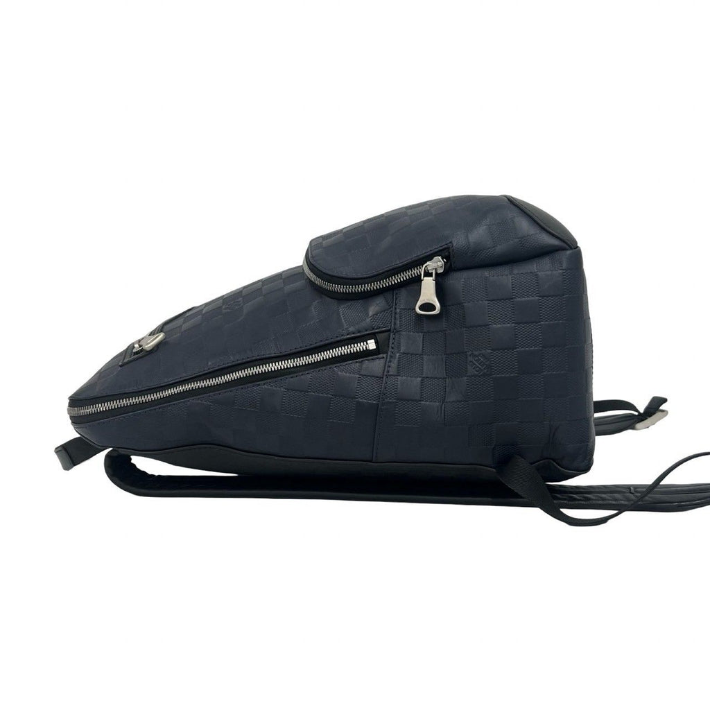 Louis Vuitton Avenue Backpack Damier Infini Leather Navy — view 5