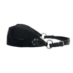 Prada Triangle Logo Tessuto Pocono Nylon Leather Shoulder Bag Black — view 6