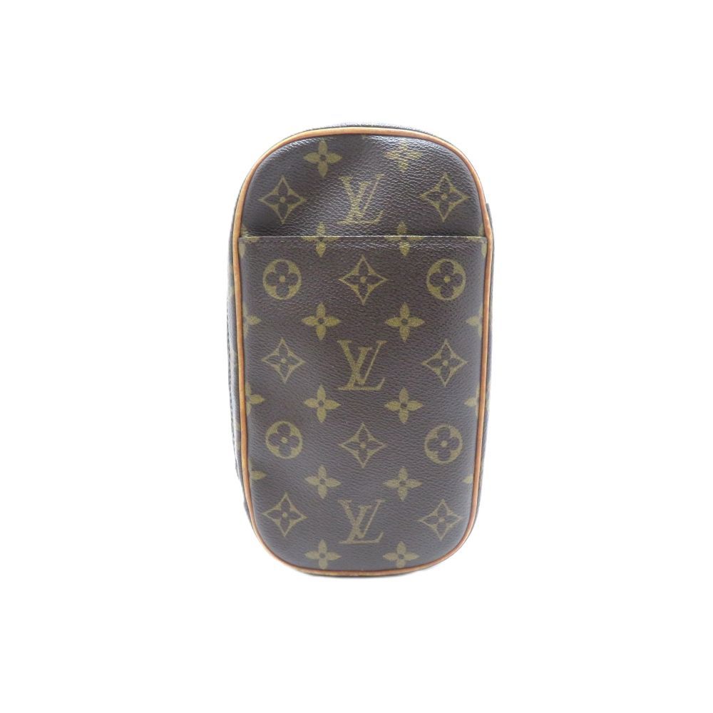 Louis Vuitton Pochette Gange Monogram Waist Bag Canvas Brown
