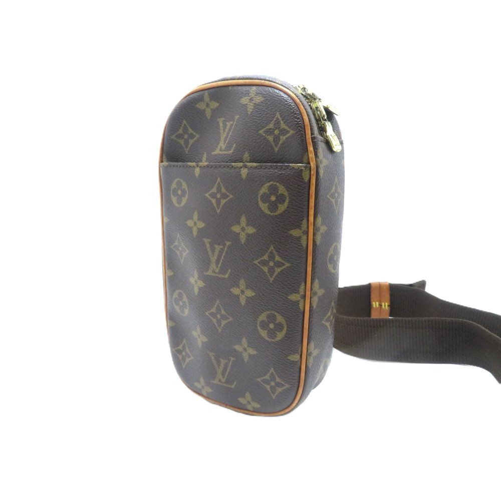 Louis Vuitton Pochette Gange Monogram Waist Bag Canvas Brown — view 2
