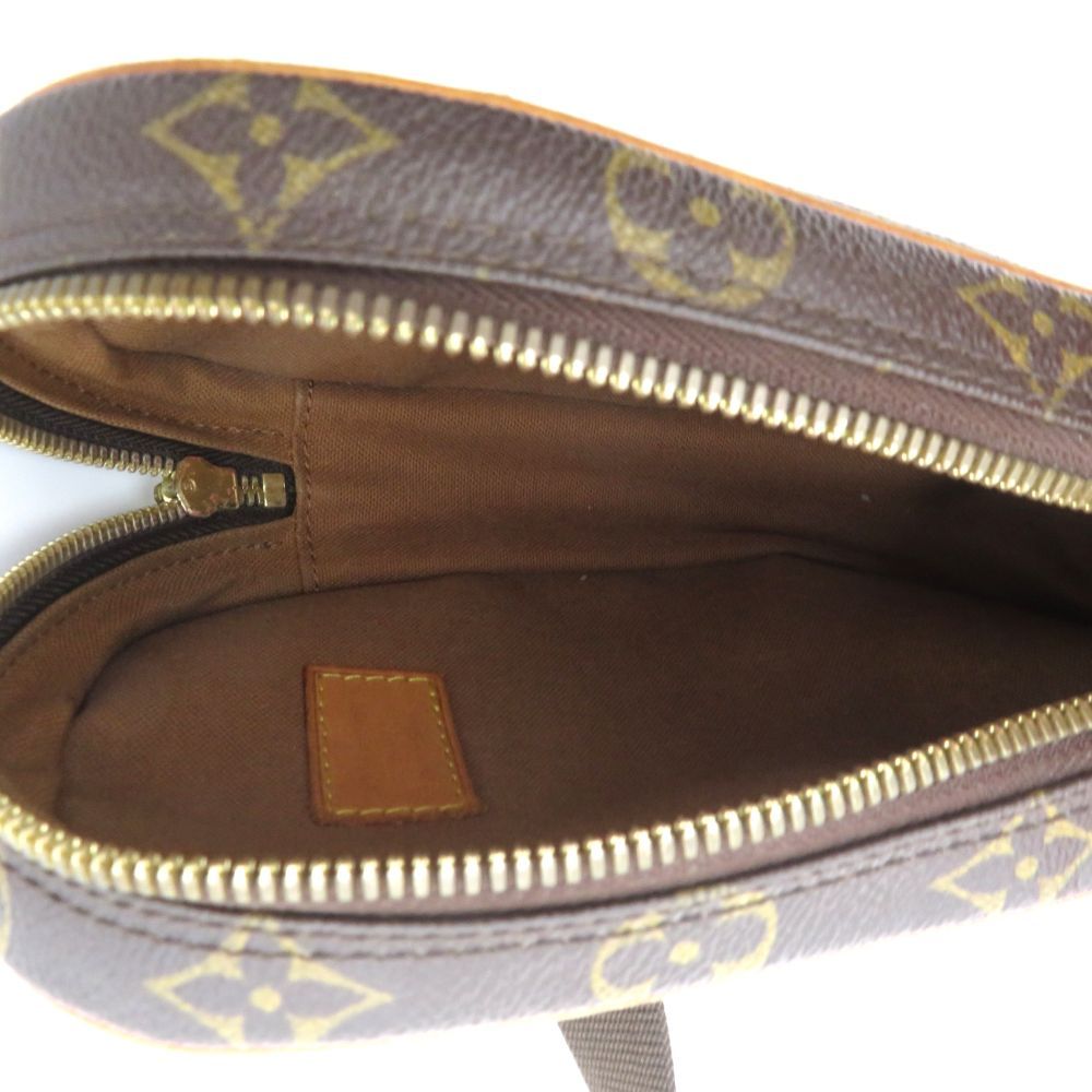 Louis Vuitton Pochette Gange Monogram Waist Bag Canvas Brown — view 4